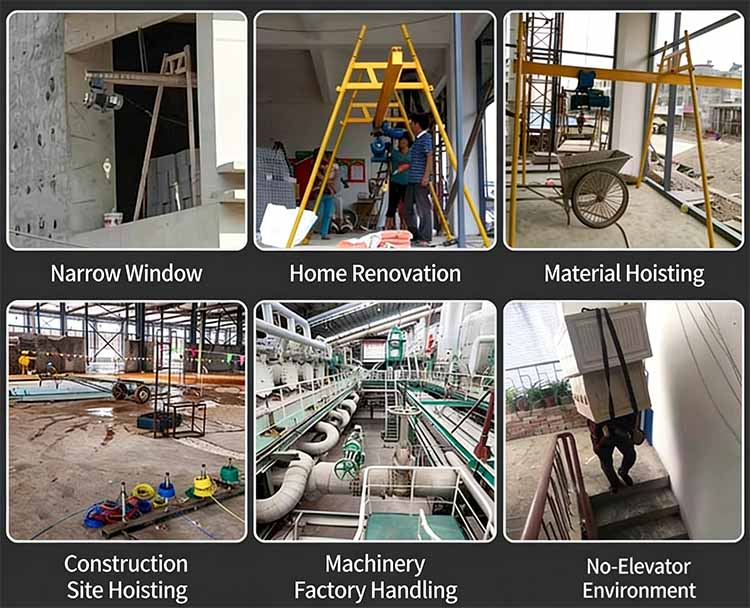 Outdoor Four Column Straight Sliding Crane